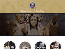 Tablet Screenshot of mariansisters.com